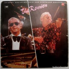 Discos de vinilo: GEORGE SHEARING TRIO AND STEPHANE GRAPPELLI - THE REUNION - LP MPS RECORDS / CFE JAZZ STOP 1983 BPY. Lote 380185759