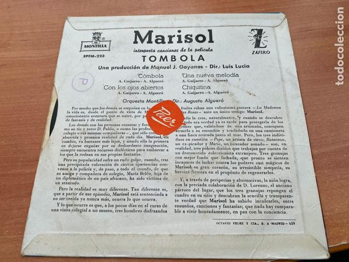 Discos de vinilo: MARISOL LOTE 3 EP ESPA&Ntilde;A (EPI7) - Foto 4