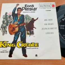 Discos de vinilo: ELVIS PRESLEY (KING CREOLE + 3) EP ESPAÑA 1962 (EPI7)