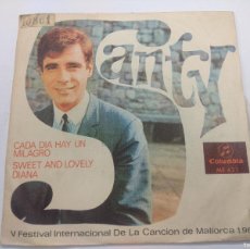 Discos de vinilo: SANTY/CADA DIA HAY UN MILAGRO/SINGLE PROMOCIONAL V FESTIVAL ESPAÑOL DE LA CANCION DE MALLORCA 1968.. Lote 380263879