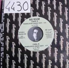 Discos de vinilo: BIG ROOM - TRANSLATOR (SINGLE ESPAÑOL, CONTRASEÑA RECORDS 1994). Lote 380267919