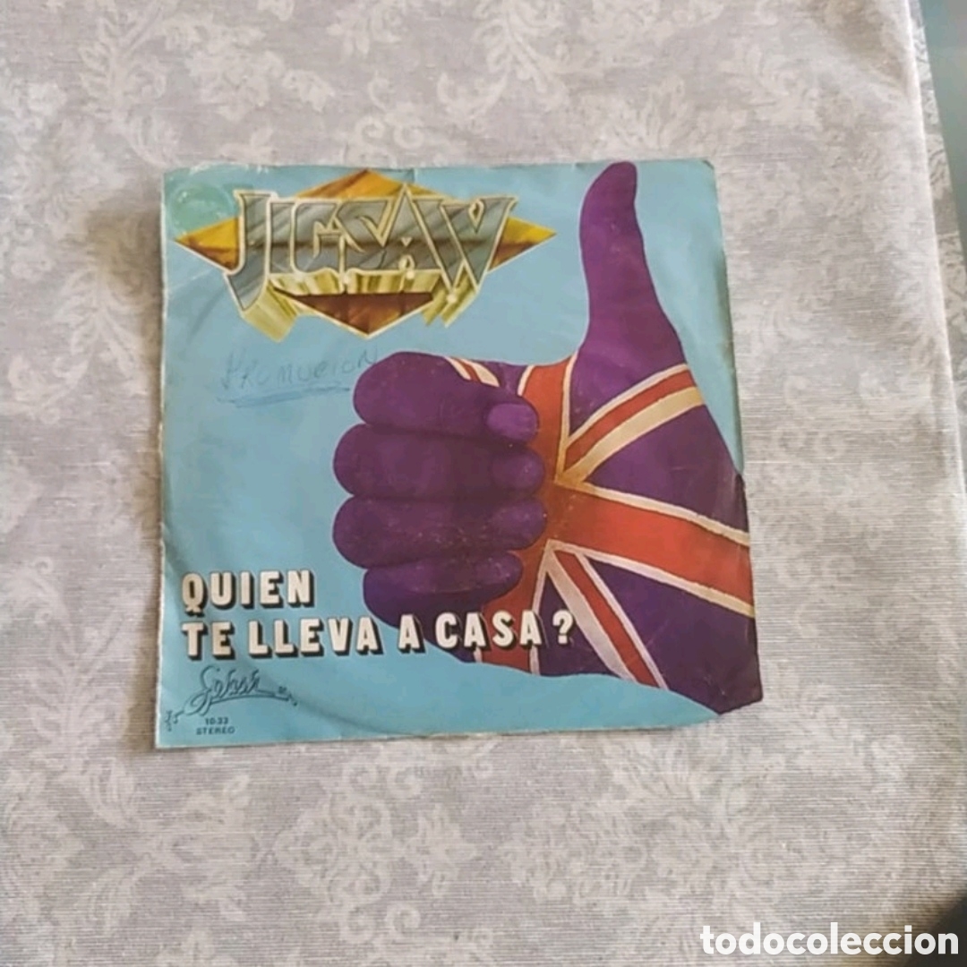 Discos de vinilo: Single Jigsaw. Qui&eacute;n te lleva a casa - Foto 1