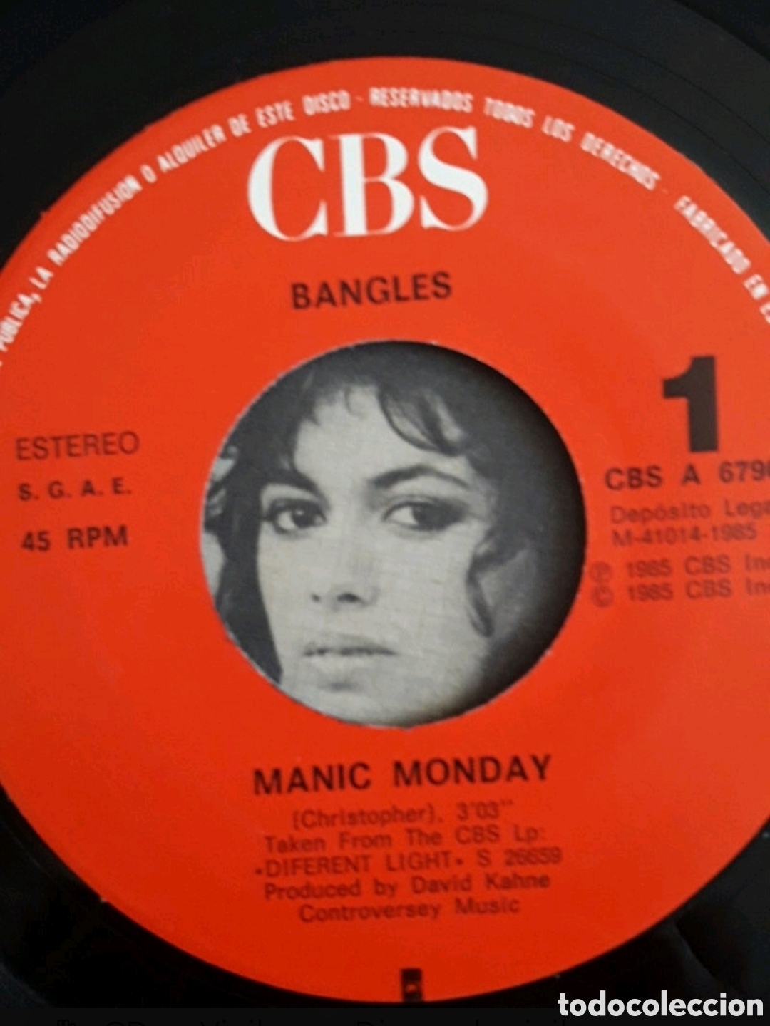 Discos de vinilo: Single Bangles. Manic Monday - Foto 3