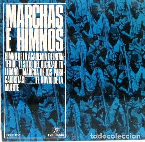 Discos de vinilo: MARCHASD E HIMNOS - ACADEMIA DE INFANTERIA - SINGLE - Foto 1