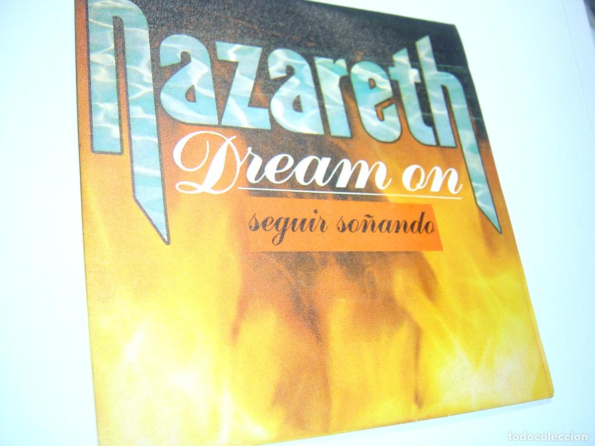 Discos de vinil: single nazareth. dream on. games. v&eacute;rtigo 1982 spain (seminuevo)