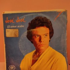 Dischi in vinile: JOSÉ JOSÉ - EL AMOR ACABA / VOY A LLENARTE TODA 7” 1983. Lote 380356064