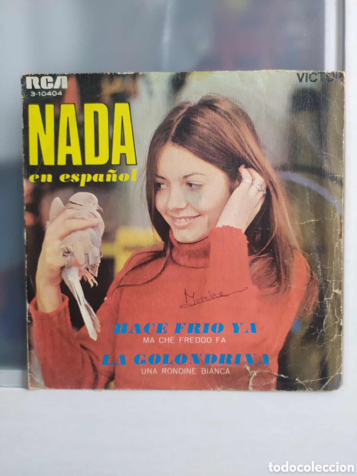Discos de vinilo: Single Nada en Espa&ntilde;ol. Hace frio ya / La golondrina
