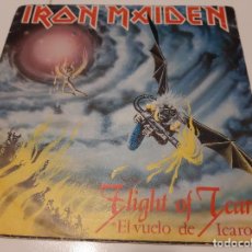 Discos de vinilo: IRON MAIDEN -FLIGHT OF ICARUS = EL VUELO DE ICARO- (1983) SINGLE 7”. Lote 380383284