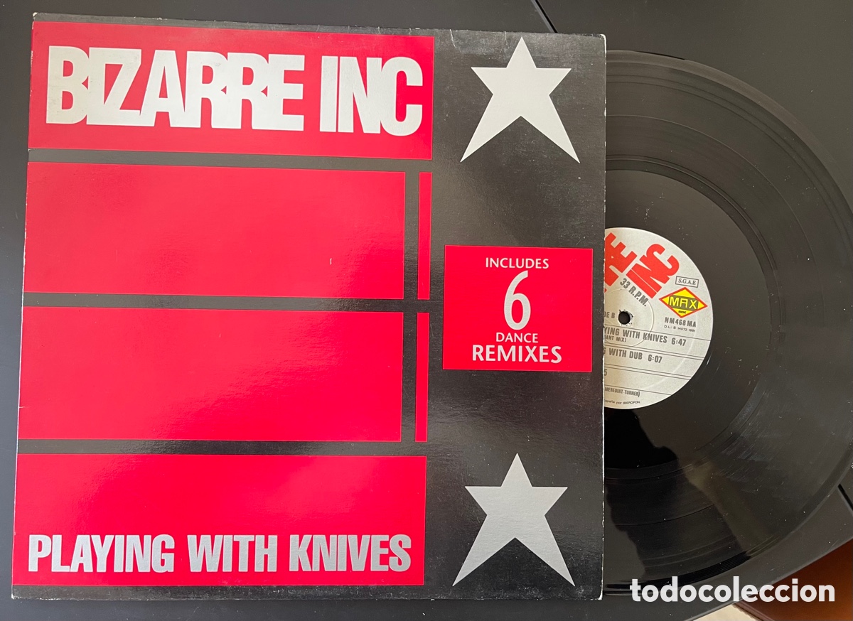 Discos de vinilo: Bizarre Inc playing with knives - Foto 1
