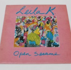 Discos de vinilo: MAX SINGLE - LEILA K - OPEN SESAME. 1992. Lote 380404614