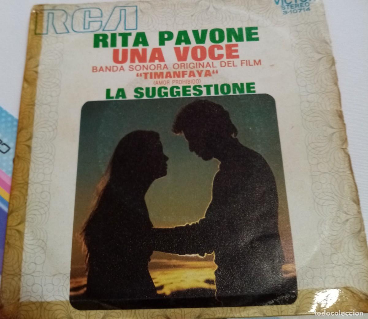 Disques de vinyle: RITA PAVONE-UNA VOCE-RCA VICTOR 3-10714-PEDIDO MINIMO 7 EUROS