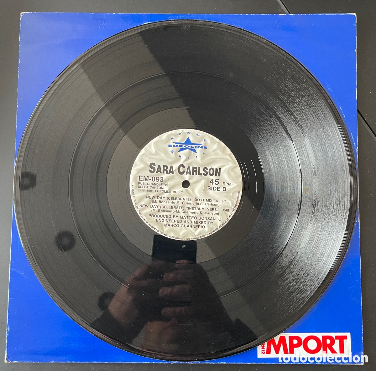 Discos de vinilo: Sara carlson Remix new day - Foto 2