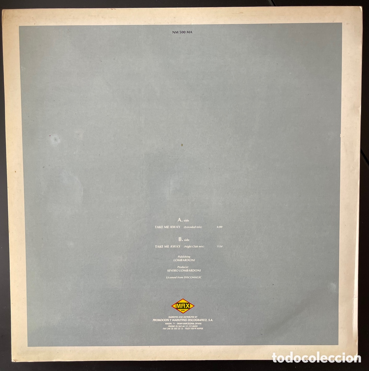 Discos de vinilo: Olimpia tke me away - Foto 2
