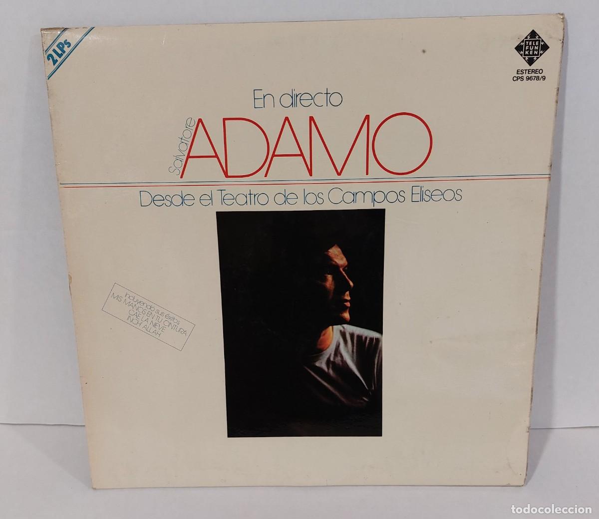 Discos de vinilo: ADAMO EN DIRECTO - Foto 1