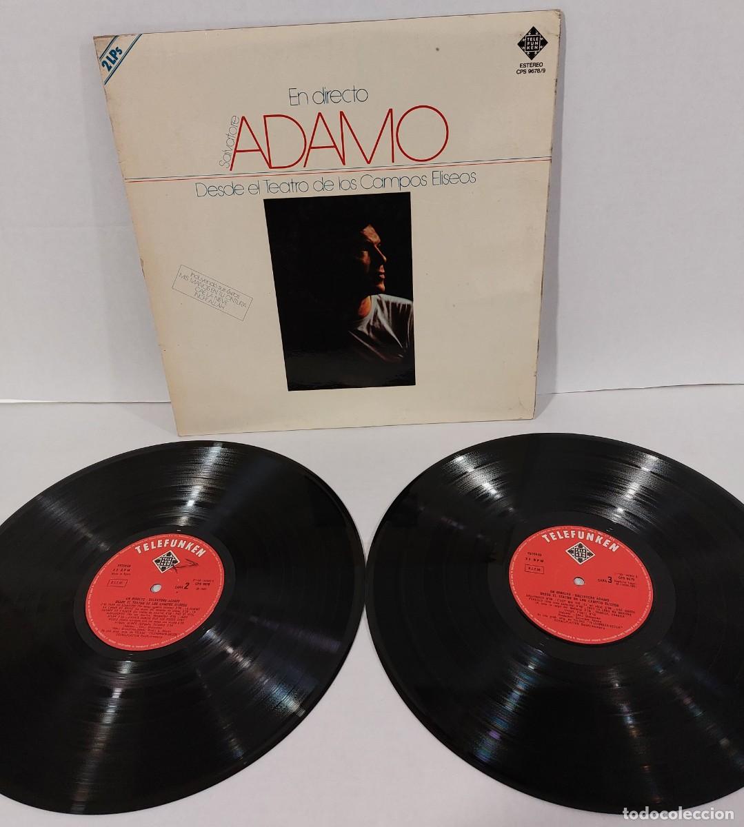 Discos de vinilo: ADAMO EN DIRECTO - Foto 2