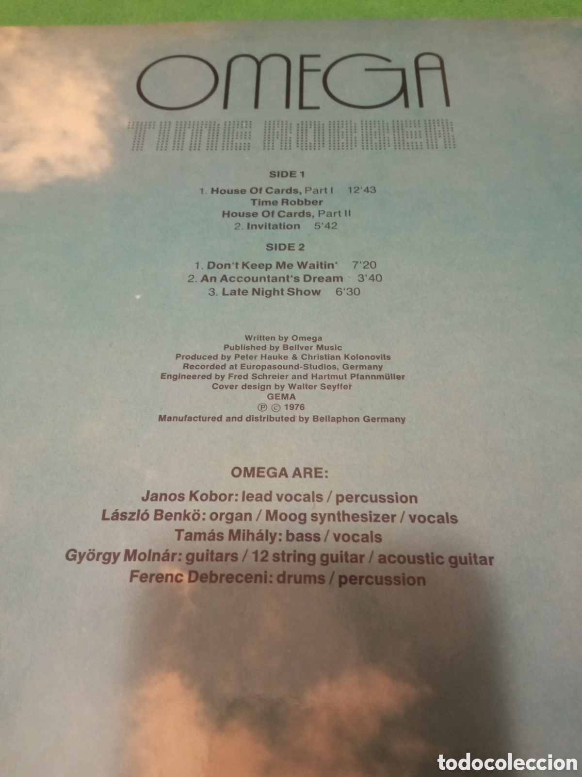 Discos de vinilo: Omega - Time Robber Vinilo Lp - Foto 2