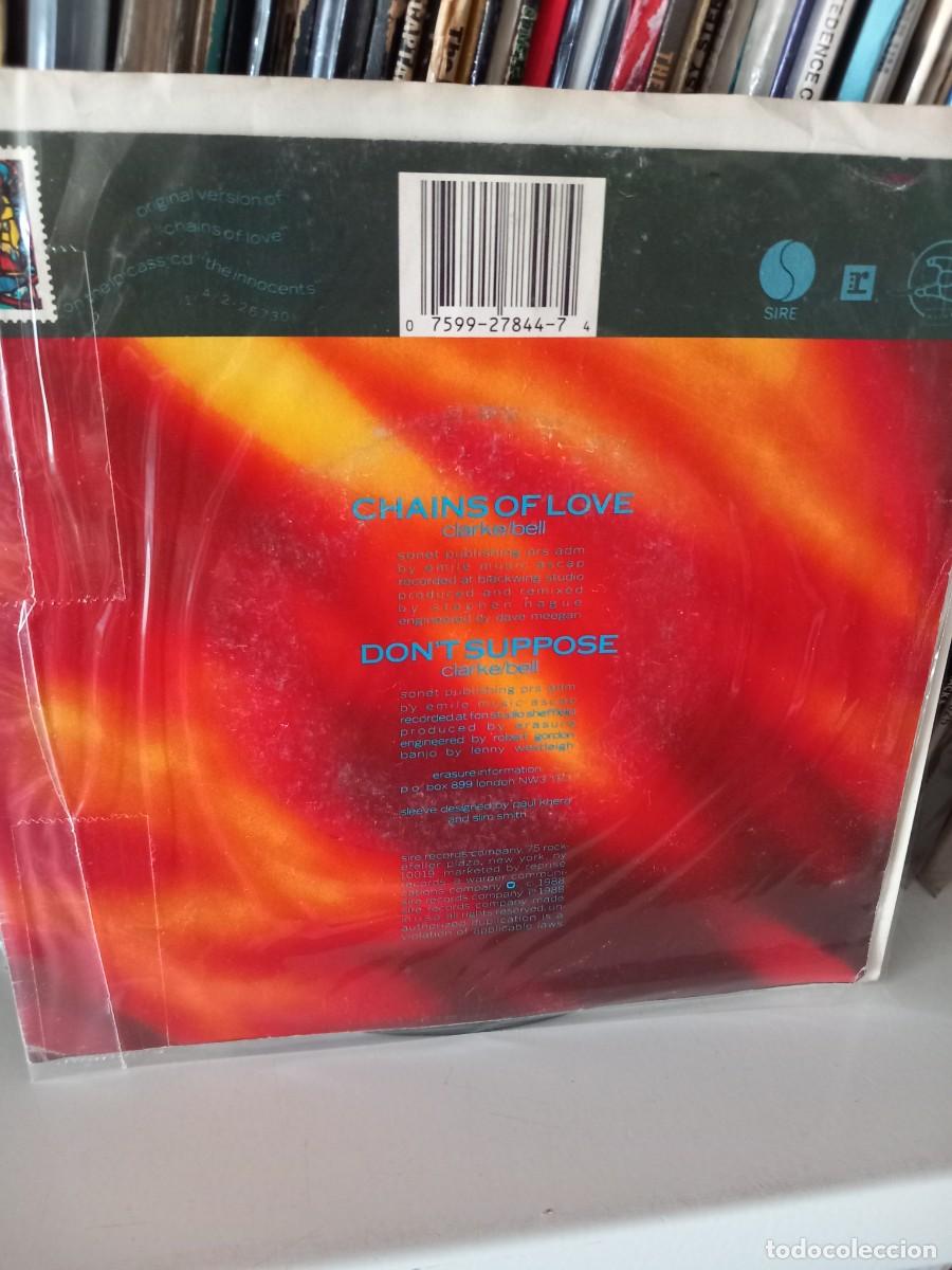 Discos de vinilo: erasure - chains of love - simple - Foto 2