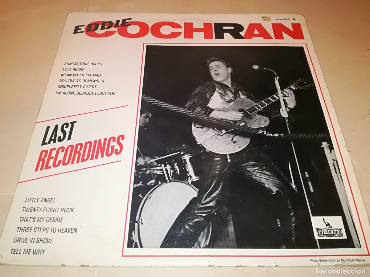 Discos de vinilo: EDDIE COCHRAN-LAST RECORDINGS-ORIGINAL FRANCES 1968 - Foto 1