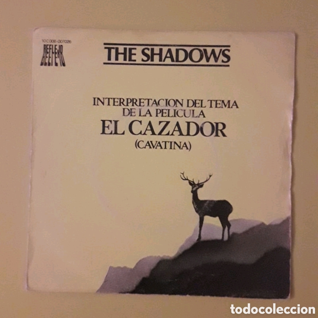 Discos de vinilo: Single The shadows. El cazador - Foto 1