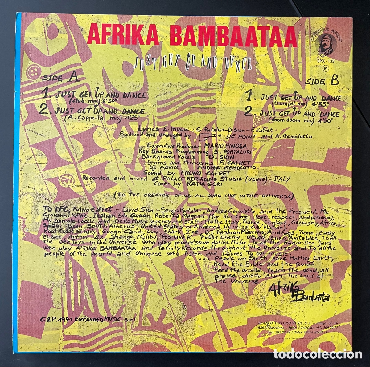 Discos de vinilo: Afrika bambataa - Foto 2