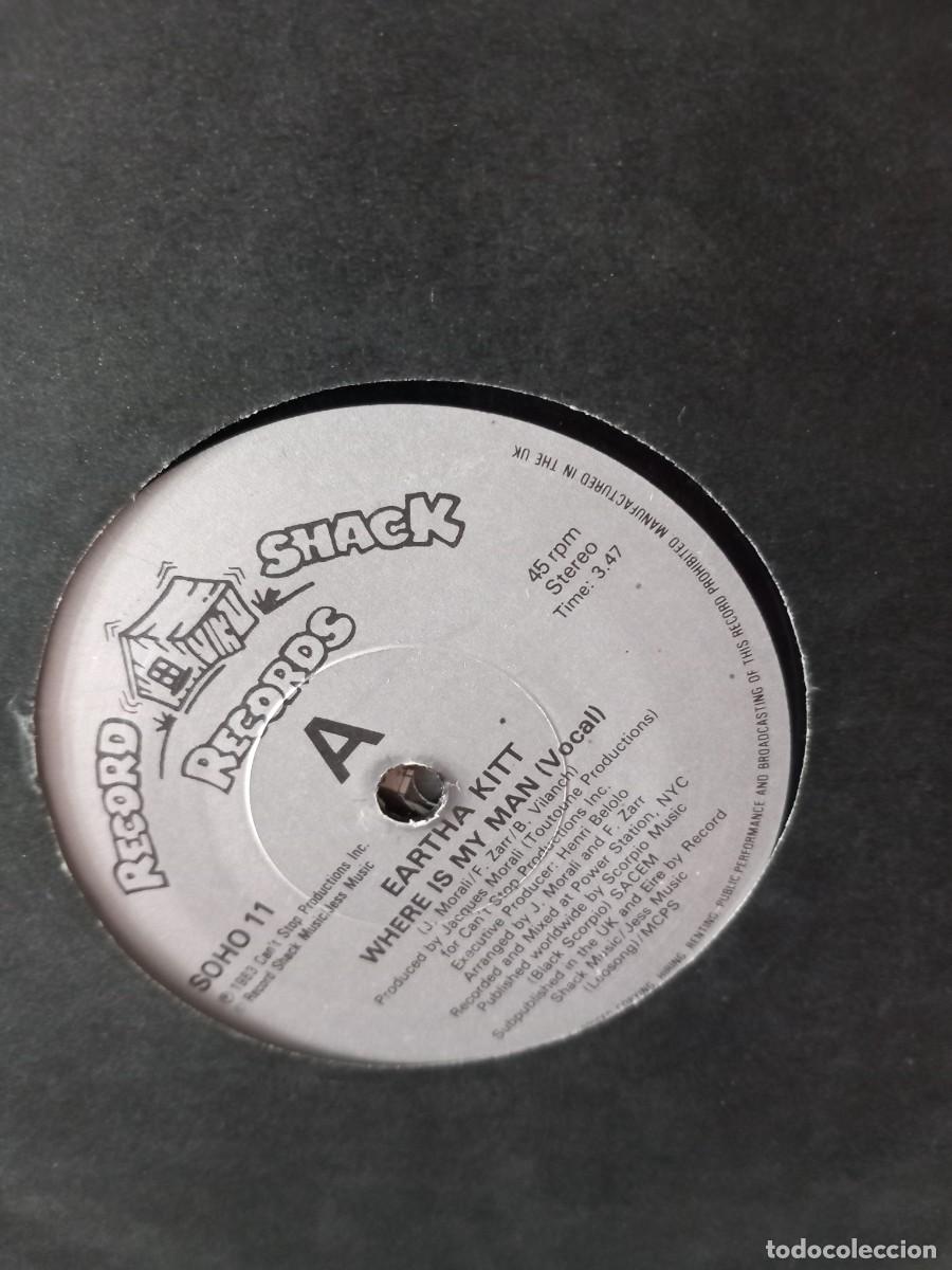 Discos de vinilo: eartha kitt - where is my man - simple uk - Foto 1