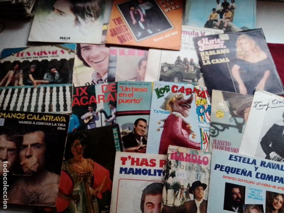 Discos de vinilo: Lote de 18 Singles variados - Foto 1