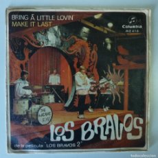 Discos de vinilo: LOS BRAVOS / BRING A LITTLE LOVIN / 1967 / SINGLE. Lote 380476109