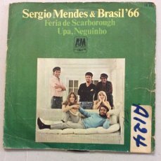 Discos de vinilo: SERGIO MENDES & BRASIL ‘66. FERIA DE SCARBOROUGH. UPA, NEGUINHO.. Lote 380485634