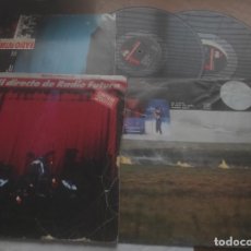 Discos de vinilo: RADIO FUTURA - EL DIRECTO DE RADIO FUTURA. 1989 ARIOLA-2 LP- *. Lote 380492639
