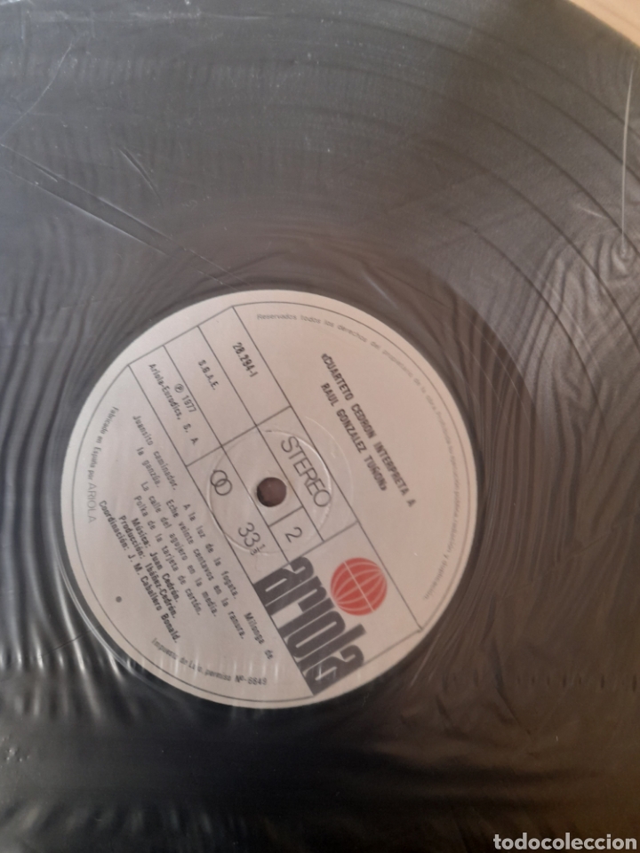 Discos de vinilo: Vinilo, Paco Ib&aacute;&ntilde;ez interpreta a Pablo Neruda y Cuarteto Cedron - Foto 4