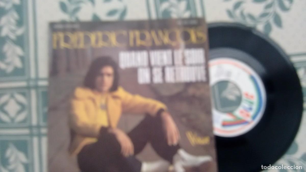 Disques de vinyle: SINGLE (VINILO) DE FREDERIC FRAN&Ccedil;0ISE A&Ntilde;OS 70