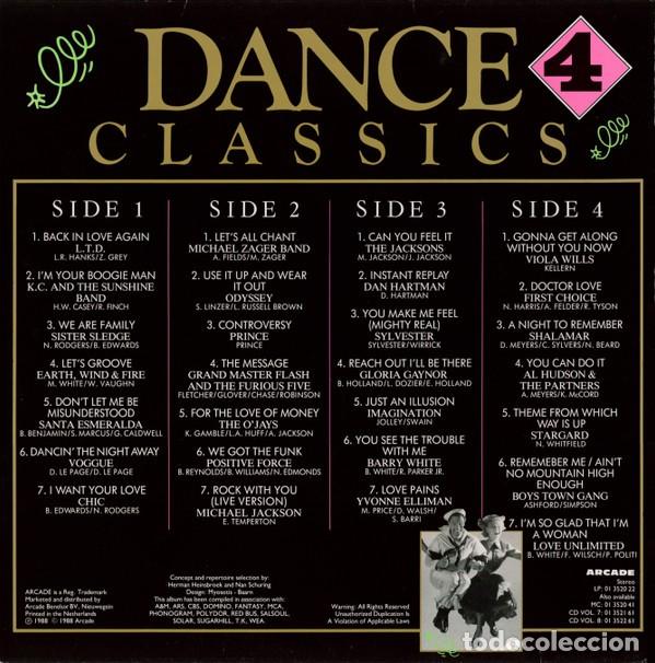 Discos de vinilo: Various &lrm;&ndash; Dance Classics 4 -doble Vinyl, LP Gatefold, Compilation 1988 - Foto 2