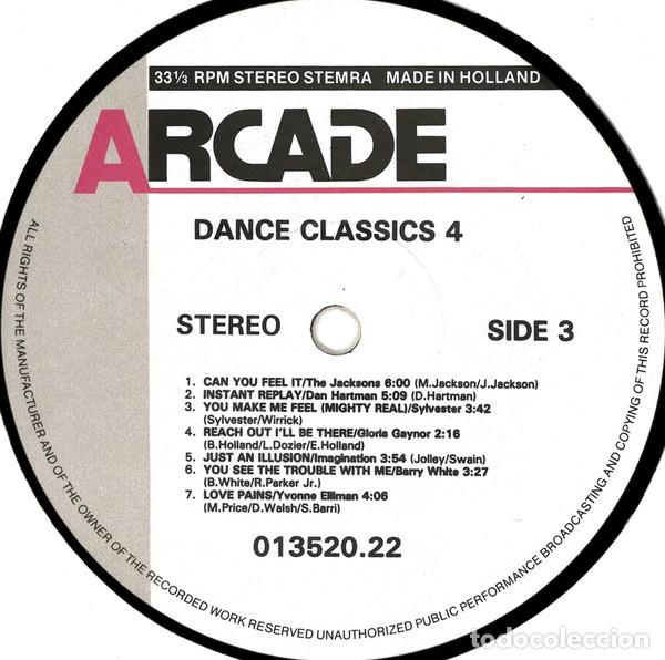 Discos de vinilo: Various &lrm;&ndash; Dance Classics 4 -doble Vinyl, LP Gatefold, Compilation 1988 - Foto 7