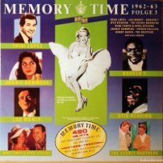 Discos de vinilo: VARIOUS – MEMORY TIME FOLGE 3 1962-63 -2 X VINILO, LP, COMPILATION, GATEFOLD 1988. Lote 380549254