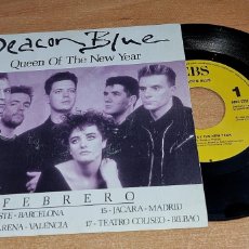 Discos de vinilo: DEACON BLUE QUEEN OF THE NEW YEAR 7” SINGLE VINILO PROMO ESPAÑA DEL AÑO 1989 1 TEMA. Lote 380549559