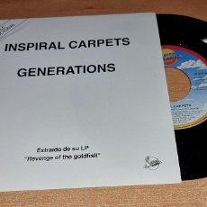 Discos de vinilo: INSPIRAL CARPETS GENERATIONS 7” SINGLE VINILO PROMO DEL AÑO 1992 ESPAÑA CONTIENE 1 TEMA. Lote 380550324