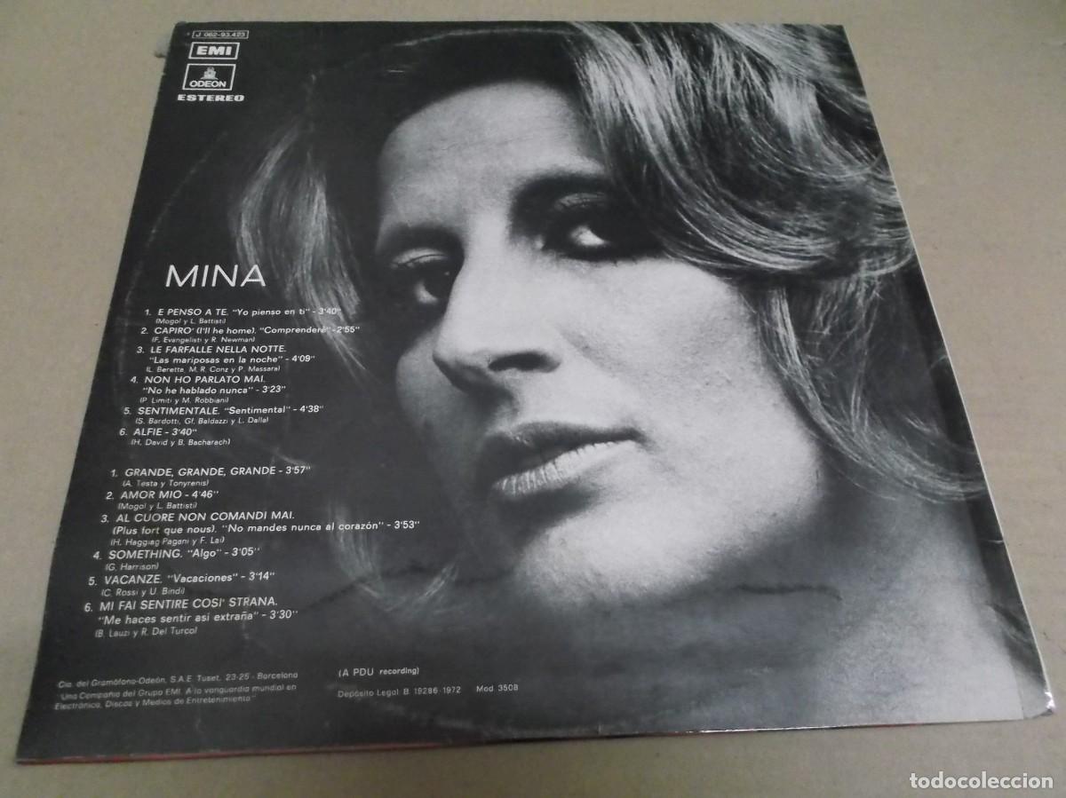 Discos de vinilo: MINA (LP) MINA 1972 A&Ntilde;O 1972 - Foto 2