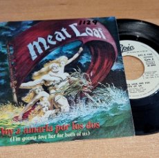 Discos de vinilo: MEAT LOAF I'M GONNA LOVE HER FOR BOTH OF US 7” SINGLE VINILO PROMO AÑO 1985 ESPAÑA CONTIENE 2 TEMAS. Lote 380551994