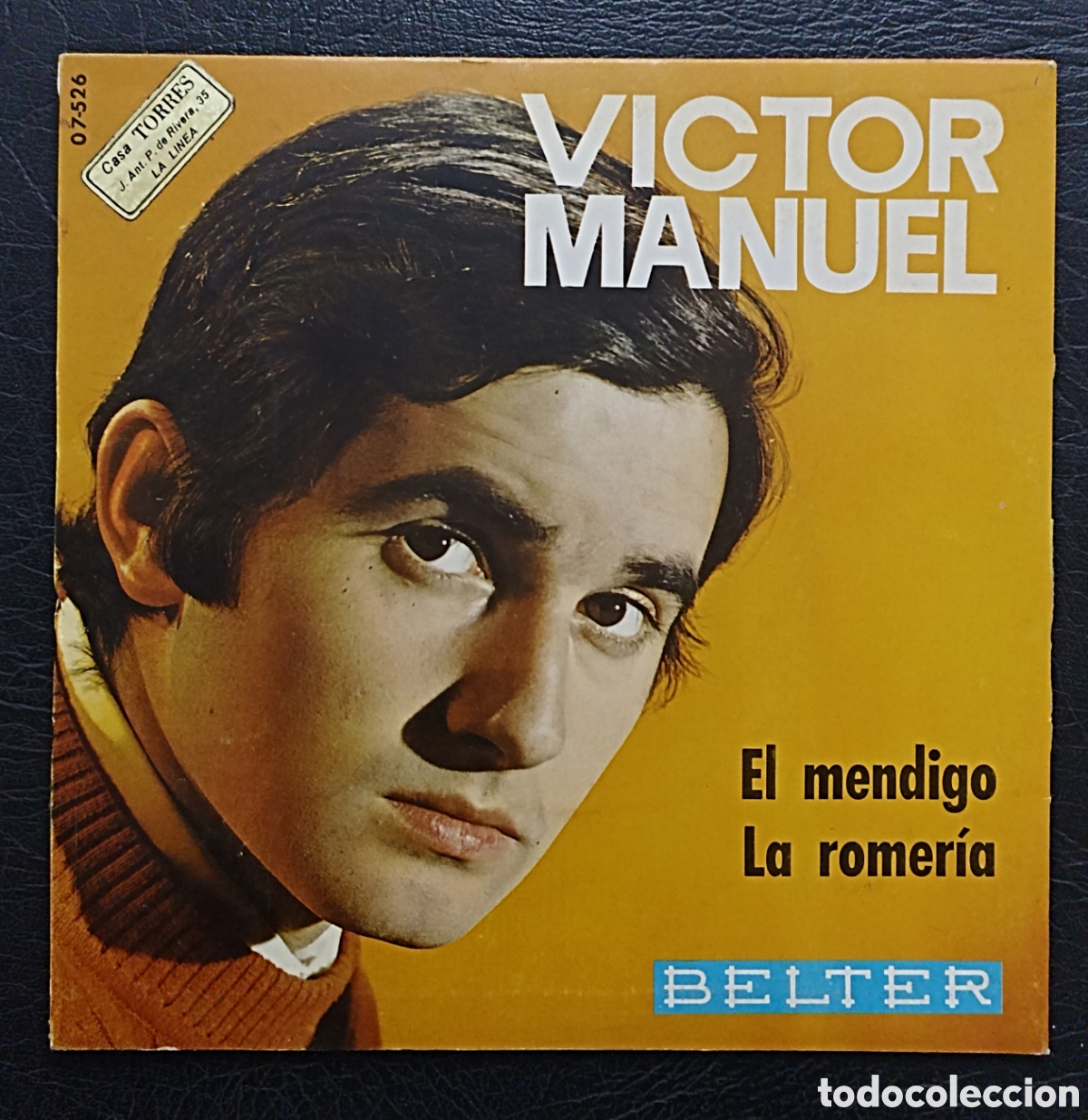 Discos de vinilo: SINGLE V&Iacute;CTOR MANUEL - EL MENDIGO. BELTER 1969 - Foto 2