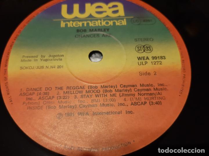 Discos de vinilo: BOB MARLEY -CHANCES ARE- (1983) LP DISCO VINILO - Foto 2