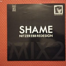 Discos de vinilo: NITZER EBB - SHAME REDESIGN (MIX 2) MUTE INT MADE IN GERMANY. Lote 380593509
