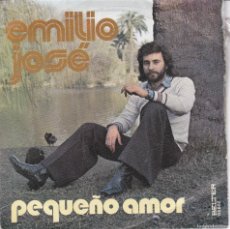 Discos de vinilo: DISCO SINGLE, EMILIO JOSE (PEQUEÑO AMOR). Lote 380593989