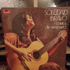Discos de vinilo: SOLEDAD BRAVO - CANTOS DE VENEZUELA LP 1975 GATEFOLD ESPAÑA. Lote 380600024
