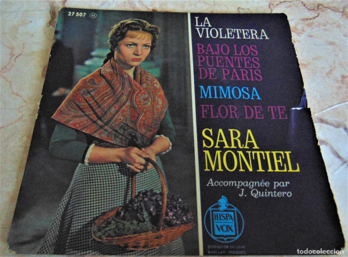 Discos de vinilo: SARA MONTIEL - LA VIOLETERA - EP FRANCES - Foto 1