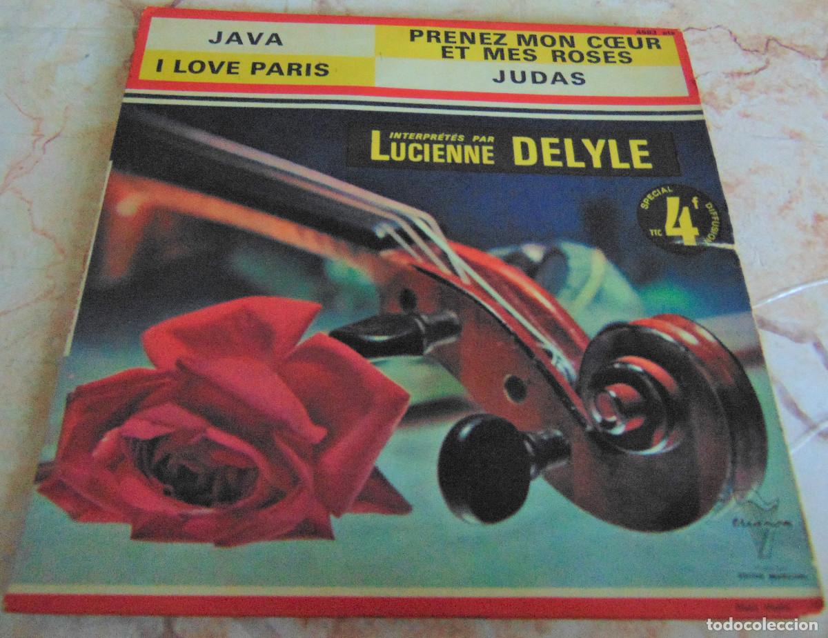 Discos de vinilo: Lucienne Delyle &ndash; Java + 3 - EP FRANCES - Foto 1
