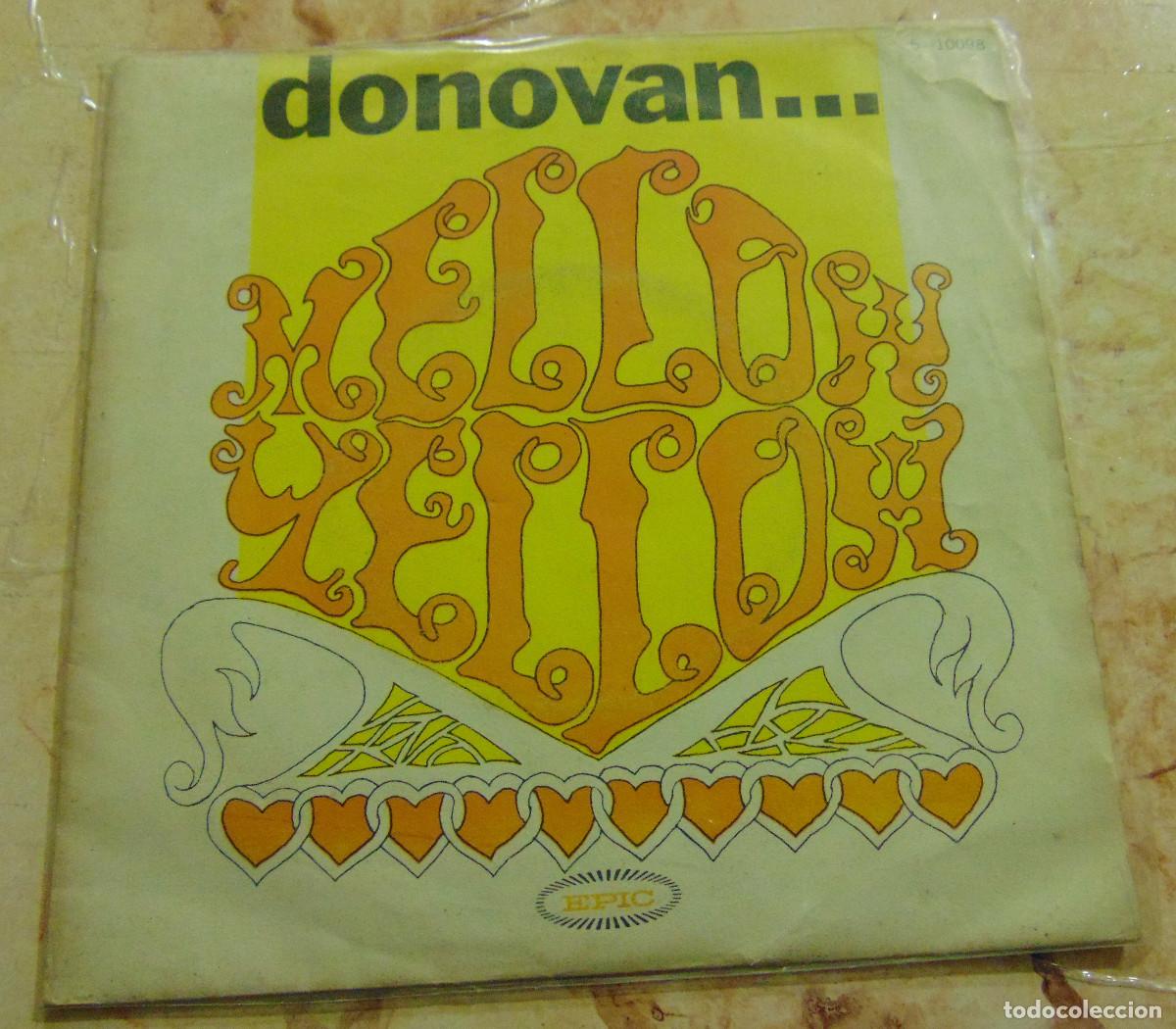 Discos de vinilo: Donovan &ndash; Mellow Yellow - SINGLE 1966 - Foto 1