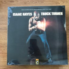 Discos de vinilo: ISAAC HAYES - TRUCK TURNER (ORIGINAL SOUNDTRACK) (1974) - LP DOBLE REEDICIÓN STAX NUEVO. Lote 380621184