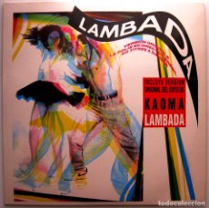 Discos de vinilo: VARIOS (KAOMA/BETO BARBOSA/ALIPIO MARTINS/BANDA MEL ...) - LAMBADA - DOBLE LP EPIC 1989 BPY. Lote 380646829