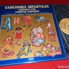 Discos de vinilo: LIBERTAD LAMARQUE CANCIONES INFANTILES CANTADAS POR LP 1981 RCA ESPAÑA SPAIN EX. Lote 380652849