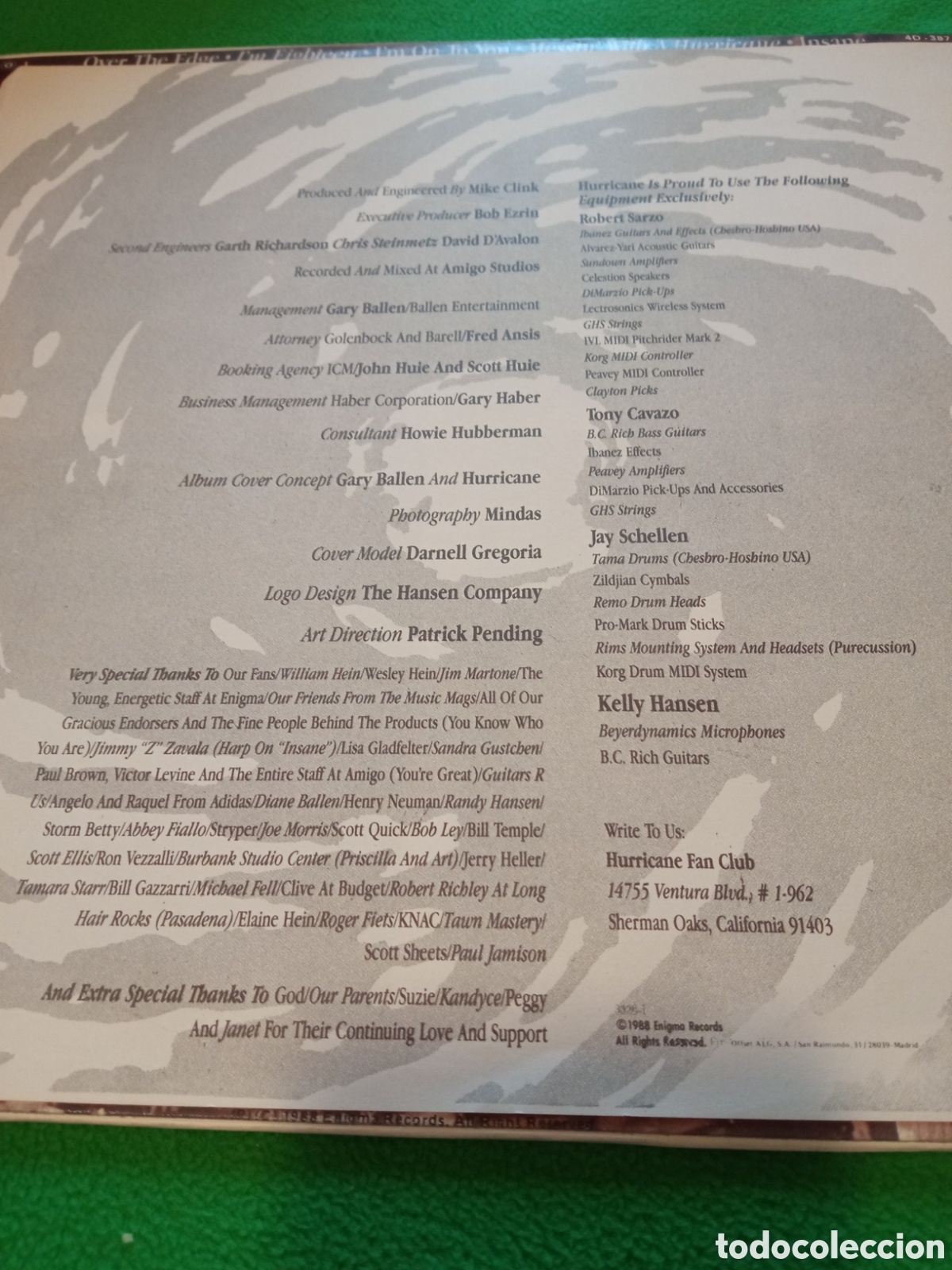 Discos de vinilo: Hurricane -Over The Edge Vinilo Lp - Foto 3